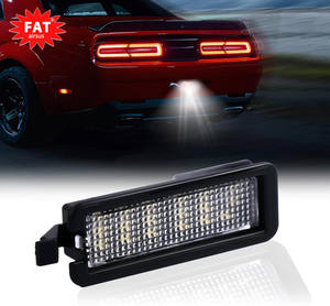 Luz de matrícula LED blanca para Dodge Charger Challenger Chrysler 2015 Pacifica <span class=keywords><strong>Jeep</strong></span> Compass Tag Lamp Assembly 2022 K 300-6000 - Product Image 1