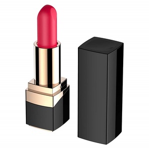 Vibrateur portable en silicone ABS en forme de rouge à lèvres, étanche, rechargeable par USB, mini masseur personnel pour femmes, jouet pour adultes - Product Image 1