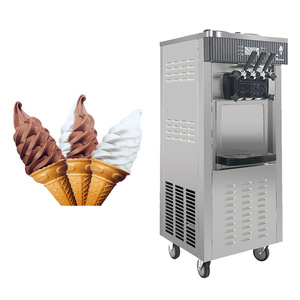 Machine à crème glacée commerciale SUS304 de 20L-28L/H, fabricant de yogourt glacé - Product Image 3
