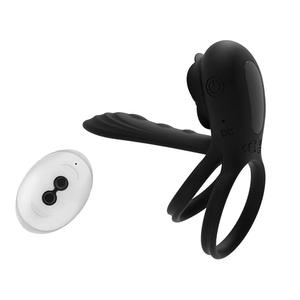 Flirtation Locking Essence Ring – Wasserdicht IPx6, USB-wiederaufladbar, 9 Vibrationsfrequenzen, Klitoris- & G-Punkt-<span class=keywords><strong>Stimulation</strong></span> - Product Image 3