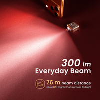 Nueva Linterna Sofirn SE1 de Cobre, Edición 16.º Aniversario, Resistente al Agua, 300lm, Mini Linterna LED de Bolsillo EDC, Regalo de Lujo para Coleccionistas
