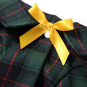 Chemise pour chien Kingtale, vêtements à carreaux pour animaux de compagnie, t-shirt, pull, chemise de base pour petit chien, chat, <span class=keywords><strong>chiot</strong></span>, adorable, élégant - Product Image 4