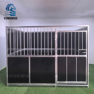 किफायती अस्थायी पोर्टेबल घोड़े आश्रय स्टाल मॉड्यूलर आउटडोर घोड़े की छत विकल्प के साथ अस्थायी स्टॉल पैनल - Product Image 6