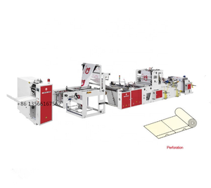 Full Automatic High Speed Drawstring disposable Garbage/Trash/Rubbish Plastic Bag making Machine