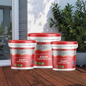 Red Rubber Waterproof <b>Paint</b> Red Rubber Waterproof <b>Paint</b> Liquid Membrane Shower Room Basemet Roofing Waterproof Coating - Product Image 1