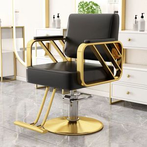 Conjunto de Silla de Peluquería Moderna <span class=keywords><strong>para</strong></span> Barbería y Salón de Belleza - Vidrio + Metal, Se Puede Combinar o Comprar por Separado - Product Image 5