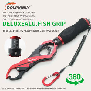 Pince à poisson en alliage d'aluminium avec échelle, multifonction, pour la capture de gros poissons, clip de maintien pour le contrôle des poissons lourds - Product Image 2