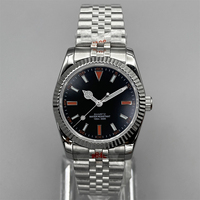 Montres automatiques de plongée pour hommes de marque de luxe résistantes à l'eau jusqu'à 100 m, en acier inoxydable 316L, montre de plongée mécanique