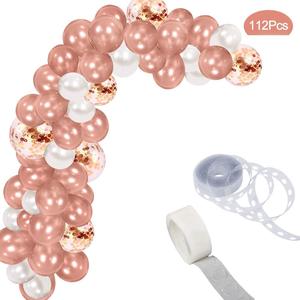 Kit <span class=keywords><strong>de</strong></span> bricolaje globo guirnalda confeti globos despedida <span class=keywords><strong>de</strong></span> <span class=keywords><strong>soltera</strong></span> fiesta Globo <span class=keywords><strong>de</strong></span> Oro rosa fiesta decoraciones - Product Image 1