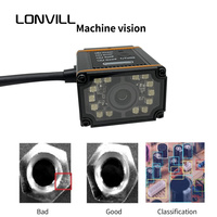 LONVILL, escáner de montaje fijo, lector de código de barras industrial a la venta, escáner de código QR Android con USB RS232