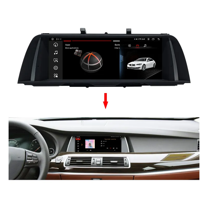 Навигационная система GPS на базе Android 11, 10,25 дюйма, для BMW f10, android экран 5 серии F10, навигатор с оригинальной системой CIC и NBT