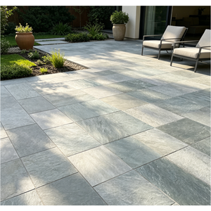 Piastrelle in <span class=keywords><strong>Ardesia</strong></span> Verde Grigia Economica dalla Cina per Pavimentazione Esterna e Giardino - Product Image 5