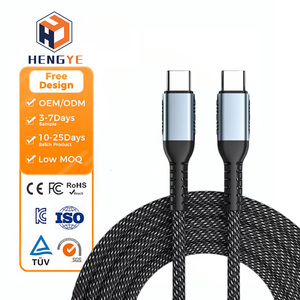 Cáp USB Sạc Nhanh Loại C Để C Cáp Dữ Liệu Sạc 100W Có Dây Bện Cáp Cho Điện Thoại Di Động - Product Image 1