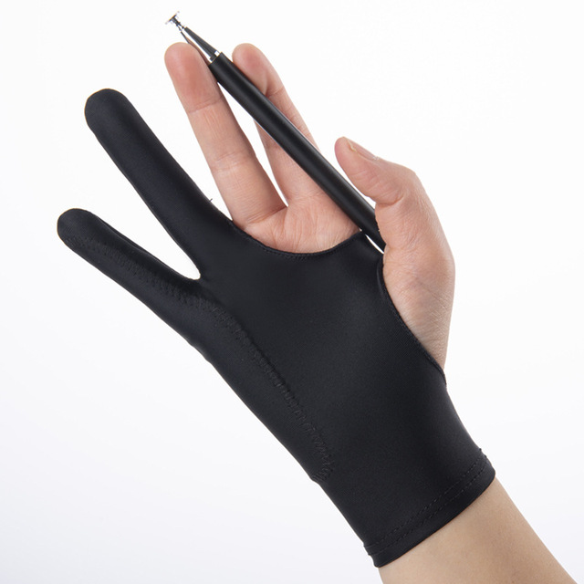 Personalized Anti-mistouch Single Finger Drawing Gloves Digital Tablet Flat Drawing Gloves