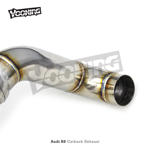 Auto Racing Sport Car Straight X 76 mm tuyau d'échappement pour <span class=keywords><strong>Audi</strong></span> <span class=keywords><strong>R8</strong></span> V10 5.2L 2008-2016 <span class=keywords><strong>3</strong></span> pouces tuyau d'échappement silencieux en acier inoxydable - Product Image 4
