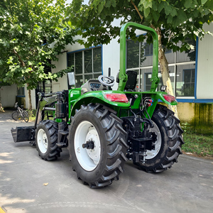 รถแทรกเตอร์ขนาดเล็ก 70 แรงม้า ขับเคลื่อน 4 ล้อ เครื่องยนต์ดีเซล สำหรับงานเกษตรกรรม  ขนาดกะทัดรัด พร้อมอุปกรณ์ตักดิน  งานหนัก - Product Image 1