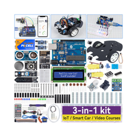 Kit 3 en 1 Sunfounder de Chipboard Compatible con Arduino IDE y Scratch, Integra Funcionalidad IoT/Auto Inteligente, Aprendizaje Práctico
