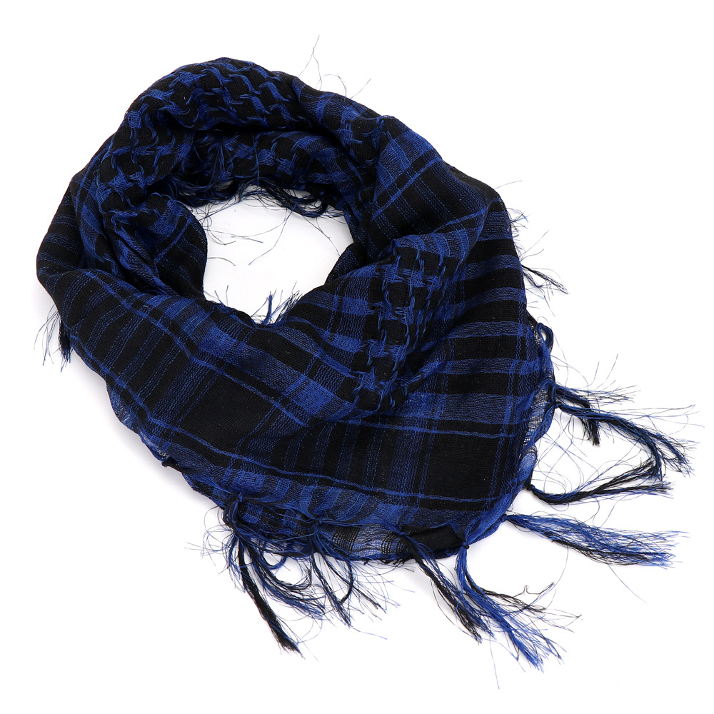 3 Pieces Shemagh Keffiyeh Scarf Turban For Men Arab Turban Plaid Fringe