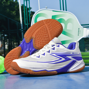 <span class=keywords><strong>Scarpe</strong></span> <span class=keywords><strong>Professionali</strong></span> da Pickleball per Uomo Donna Bambino Leggere 277g Sneakers da Campo Antiscivolo Calzature per Badminton <span class=keywords><strong>Pallavolo</strong></span> OEM - Product Image 1