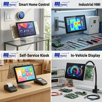Layar Sentuh LCD TFT 8 Inci + Kit Pengembangan ESP32-P4 Prosesor Dual-Core ESP32-C6 Resolusi 800x1280 Mendukung AI