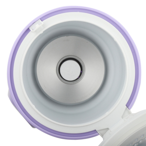 Cuisinière à riz électrique mignonne, mini, en plastique et acier inoxydable, antiadhésive, 1,6 L, avec spatule et tasse à mesurer, usage domestique, 350 W - Product Image 5