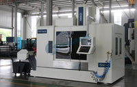 Centre d'usinage vertical CNC de haute précision avec table tournante VMC1370, machine de fraisage verticale CNC lourde