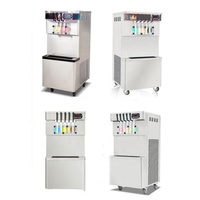 Machine à crème glacée molle de bureau commerciale 2000W Machine à crème glacée multi-saveurs petite Machine à crème glacée