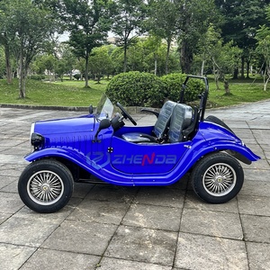 Nouvelles Voitures de Luxe en Promotion : Voiture Électrique Classique Vintage 2 Places pour le Tourisme et les Visites Touristiques - Mini Cart Classique - Product Image 2