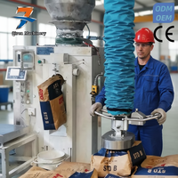 Système de manutention sous vide industriel pour le chargement de boîtes, sacs et cartons avec dispositif de levage flexible et pompe haute performance