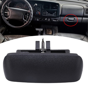 มือจับกล่องเก็บของ Dodge Ram รุ่น 5EM34LAZ 5EM34RC8 สีดำ วัสดุ ABS อะไหล่ทดแทน - Product Image 1