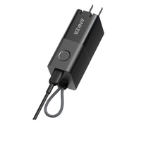 Chargeur hybride 2-en-1 Anker A1634 d'origine, batterie externe 30W PD à charge rapide, chargeur mural portable avec prise pliable pour iPhone