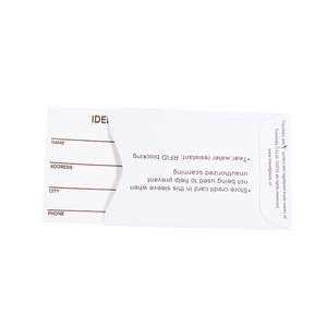 Portacarte di Credito Travelsky con Blocco RFID Personalizzato Impermeabile in <span class=keywords><strong>Carta</strong></span> per Carte d'<span class=keywords><strong>Identità</strong></span> e di Credito - Product Image 5