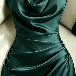 Elegantes Neues Modekleid mit Drapierter Halsausschnittdesign, Taillenfalten für Schlanke Passform, Sexy, Anmutig, Stilvoll, Minikleid - Product Image 6