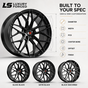 Rines de Aleación Multirradio Negros Brillantes de 15 16 17 18 19 Pulgadas 4x114.<span class=keywords><strong>3</strong></span> 5x108 5x112 5x114.<span class=keywords><strong>3</strong></span> para BMW Mercedes Toyota Nissan Sport - Product Image 5