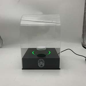 カスタマイズロゴ広告磁気浮上玩具カーウォッチリングディスプレイスタンド<span class=keywords><strong>LED</strong></span>ライト付き - Product Image 3