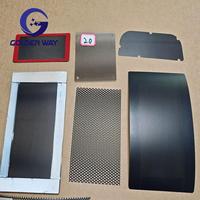 Filtre à poussière magnétique en PVC noir lavable de 120 mm pour ventilateur de boîtier d'ordinateur