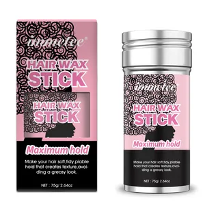 Wax Stick Private Label Custom Extra Edge Control Hairstyle Stick Soft Hold Texture Creates Hair Wax Stick