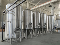 Fermenteur mince et haut de 2000 L en promotion |   Acier inoxydable 304/316 |   Veste à double refroidissement |   Réservoir de brasserie de grand volume