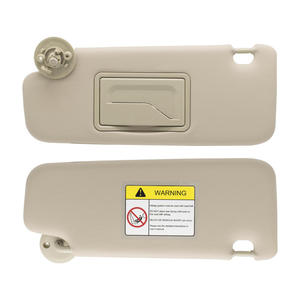 Pare-soleil Chevrolet beige côté gauche avec miroir et compartiment de rangement pour Sonic Spark Beat - Product Image 5