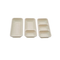 Conteneur jetable biodégradable et compostable en amidon de maïs pour plats à emporter, boîte à collation, Guangdong, épaisseur 3 mm