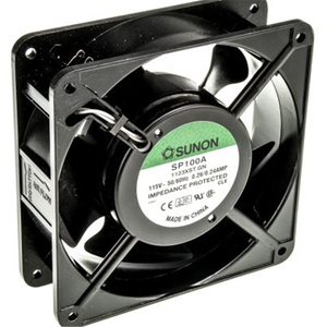 พัดลมระบายความร้อน SUNON รุ่น SP100A 1123XBT.GN ขนาด 12 ซม. 120x120x38 มม. ใช้ไฟ AC 115V กำลังไฟ 20 วัตต์ ความเร็ว <span class=keywords><strong>3150</strong></span> รอบต่อนาที ปริมาณลม 165 ลูกบาศก์ฟุตต่อนาที แบบลูกปืน สำหรับตู้คอมพิวเตอร์ ซีพียู และแล็ปท็อป - Product Image 3