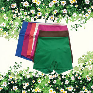 Xingzhong Ladies Skinny Seamless Yoga Workout Shorts Transpirable Elástico Fitness Running Estilo casual Cierre de cintura elástica - Product Image 3