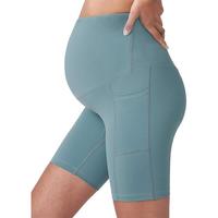 Short de yoga de maternité sur le ventre Pantalon court actif d'entraînement durable