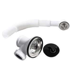 Talea thép không gỉ bồn rửa nhà bếp mini giỏ lọc Cắm Chất Thải Bồn Rửa chất thải <span class=keywords><strong>Kit</strong></span>(70mm * h75mm) với tràn XJ133C010-U - Product Image 3