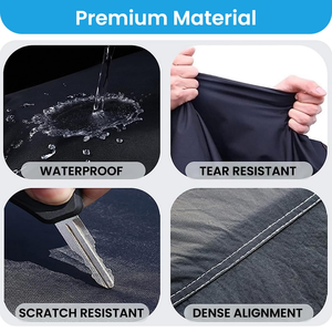 Housse de protection extérieure imperméable en plastique pour voiture et bâche anti-pluie avec rejet UV 90 % et IR 80 % pour la protection de la carrosserie - Product Image 3