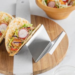 Soporte apilable de acero inoxidable para tacos, soporte para bandeja, soporte para tacos mexicanos para hornear - Product Image 4