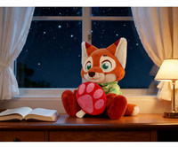 EZBABY Nouveauté Créative Zootopia Judy Carrot Assise Peluche Courte Mignonne Nick Popsicle Animal en Peluche Saint-Valentin