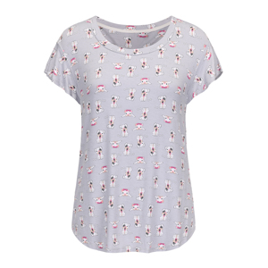 Completo <span class=keywords><strong>pigiama</strong></span> da <span class=keywords><strong>donna</strong></span> pantaloncini estivi a maniche corte in <span class=keywords><strong>Jersey</strong></span> pigiami con motivo a cane carino - Product Image 3