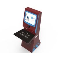 Kios Pengembalian Buku Layar Sentuh 19 Inci dengan Pembaca Barcode SDK, Sistem Operasi Windows/Android, Casing Logam, Tipe Lantai, untuk Dalam Ruangan