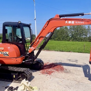 รถขุดขนาดเล็ก Kubota KX155 มือสองจากญี่ปุ่น น้ำหนัก 5 ตัน รถขุดตีนตะขาบ สภาพดี ขาย - Product Image 4